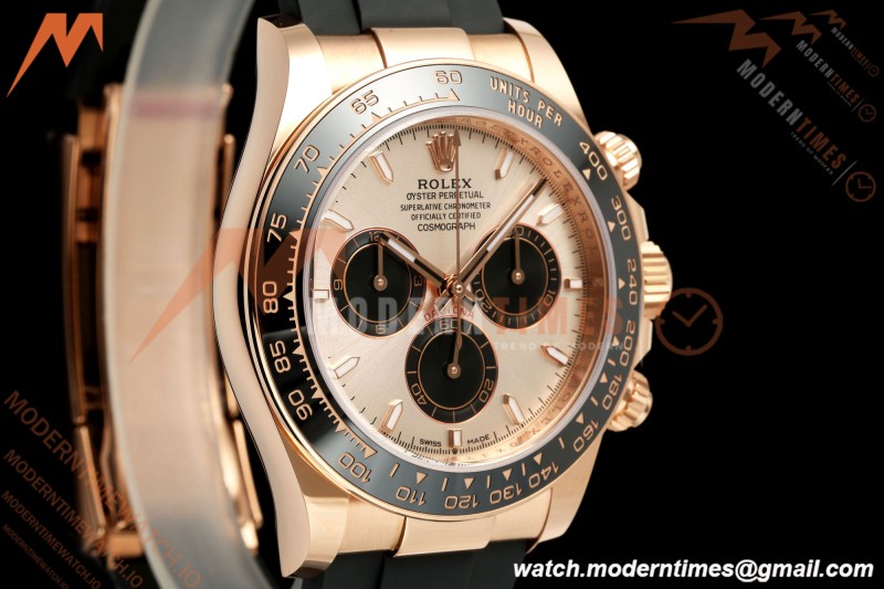 Rolex - Daytona 126515LN 40mm Gain Weight CER/RG/RU CHAMP/BLK/STK WF JH4131 Free Sprung