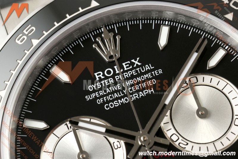 Rolex - Daytona 126519LN 40mm Gain Weight SS/RU Blk/Gry/Stk WF JH4131 Free Sprung