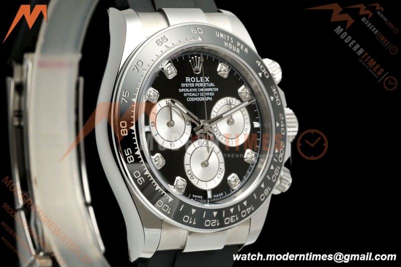 Rolex - Daytona 126519LN 40mm Gain Weight SS/RU Blk/Gry/Dia WF JH4131 Free Sprung