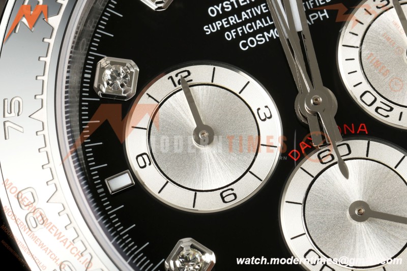 Rolex - Daytona 126519LN 40mm Gain Weight SS/RU Blk/Gry/Dia WF JH4131 Free Sprung