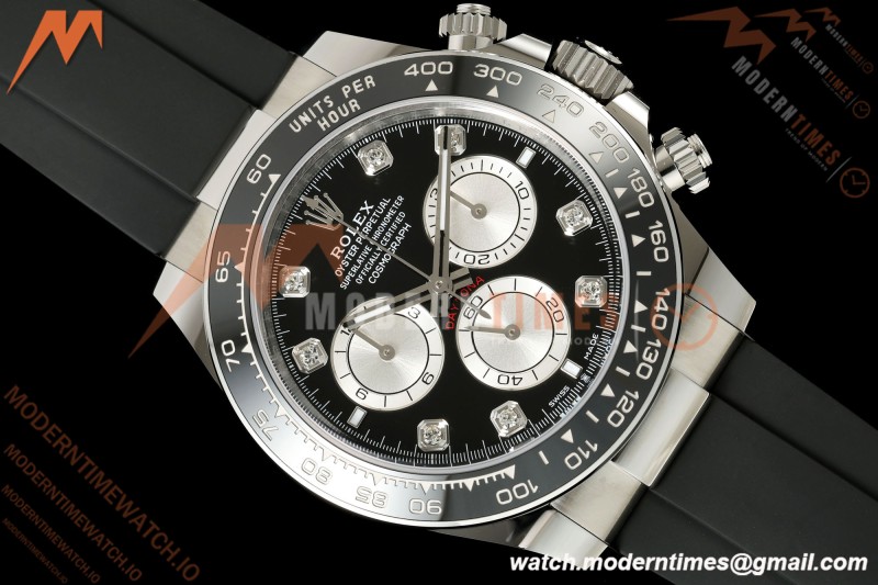 Rolex - Daytona 126519LN 40mm Gain Weight SS/RU Blk/Gry/Dia WF JH4131 Free Sprung