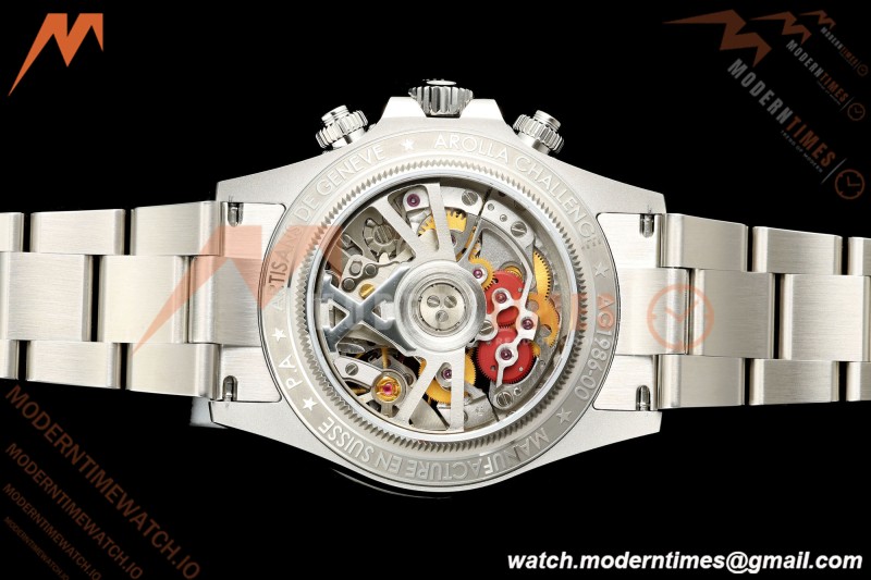 Rolex - Daytona 40mm Artisans De Genève Purple Seal SS/SS Purple Crystal Skeleton Dial Sonic SA4130