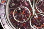 Rolex - Daytona 40mm Artisans De Genève Purple Seal SS/SS Purple Crystal Skeleton Dial Sonic SA4130