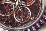 Rolex - Daytona 40mm Artisans De Genève Purple Seal SS/SS Purple Crystal Skeleton Dial Sonic SA4130