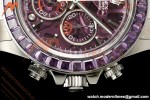 Rolex - Daytona 40mm Artisans De Genève Purple Seal SS/SS Purple Crystal Skeleton Dial Sonic SA4130