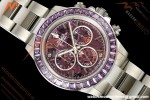 Rolex - Daytona 40mm Artisans De Genève Purple Seal SS/SS Purple Crystal Skeleton Dial Sonic SA4130