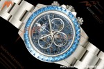 Rolex - Daytona 40mm Artisans De Genève Arolla SS/SS Blue Crystal Skeleton Dial Sonic SA4130