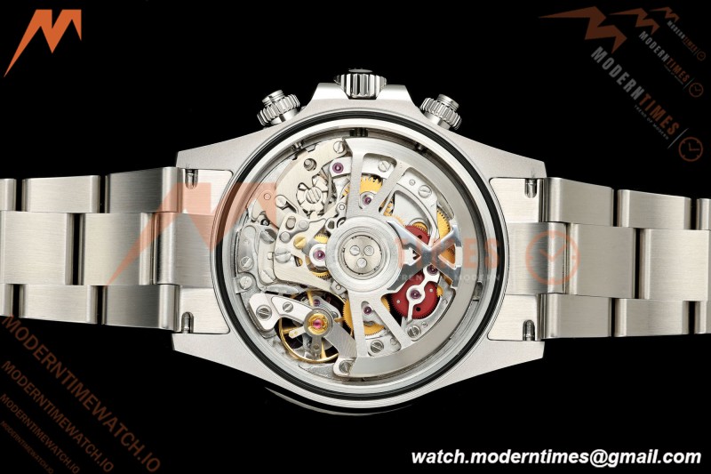 Rolex - Daytona 40mm Artisans De Genève Arolla SS/SS Blue Crystal Skeleton Dial Sonic SA4130