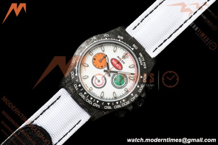 Rolex - Daytona DIW "Bugatti" 40mm Black Carbon Fiber/NY Wht/Stk Dial ANTF SH4130