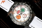 Rolex - Daytona DIW "Bugatti" 40mm Black Carbon Fiber/NY Wht/Stk Dial ANTF SH4130