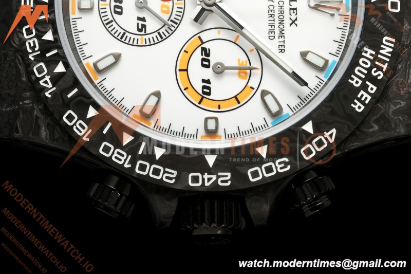 Rolex - Daytona DIW "BMW" 40mm Black Carbon Fiber/NY Wht/Stk Dial ANTF SH4130