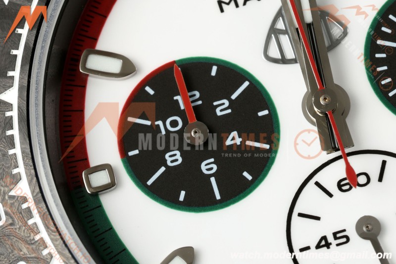 Rolex - Daytona DIW "Maybach" 40mm Black Carbon Fiber/NY Wht/Stk Dial ANTF SH4130