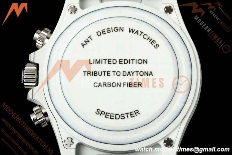 Rolex - Daytona DIW "Maybach" 40mm White Carbon Fiber/NY Wht/Stk Dial ANTF SH4130
