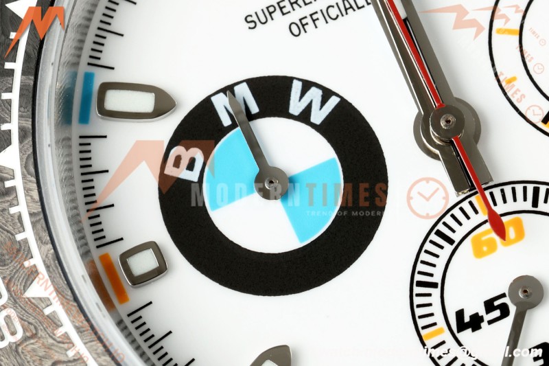 Rolex - Daytona DIW "BMW" 40mm White Carbon Fiber/NY Wht/Stk Dial ANTF SH4130