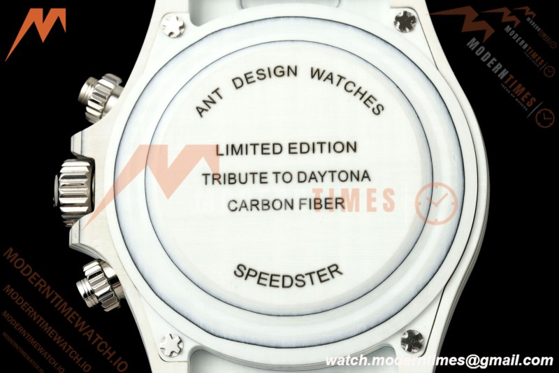 Rolex - Daytona DIW "Maserati" 40mm White Carbon Fiber/NY Wht/Stk Dial ANTF SH4130