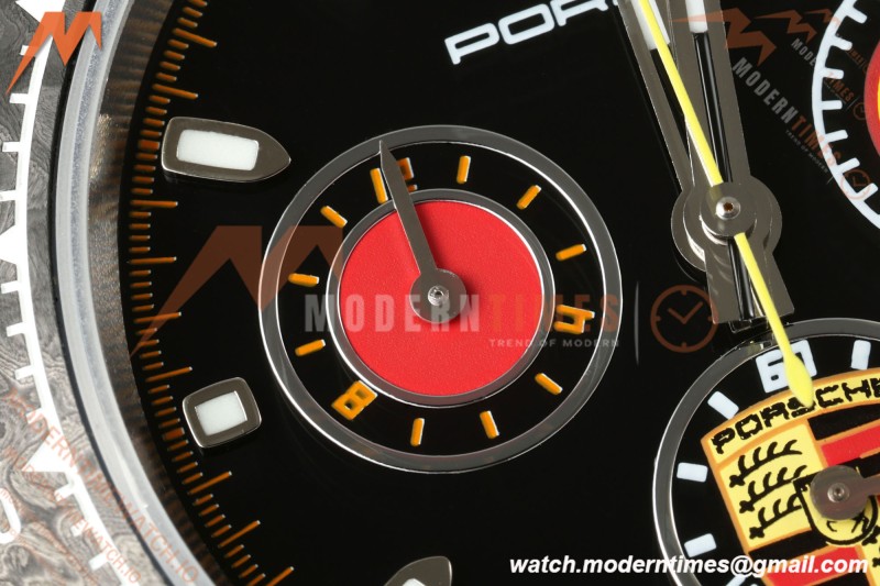 Rolex - Daytona DIW "Porsche" 40mm White Carbon Fiber/NY Blk/Stk Dial ANTF SH4130