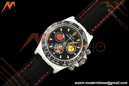Rolex - Daytona DIW "Porsche" 40mm White Carbon Fiber/NY Blk/Stk Dial ANTF SH4130