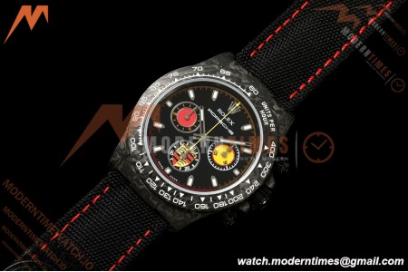 Rolex - Daytona DIW "Porsche" 40mm Black Carbon Fiber/NY Blk/Stk Dial ANTF SH4130
