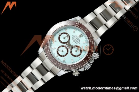 Rolex-Daytona 126506 40mm Gain Weight SS/SS Ice Blue/Stk QF V18 JH4131 Free Sprung
