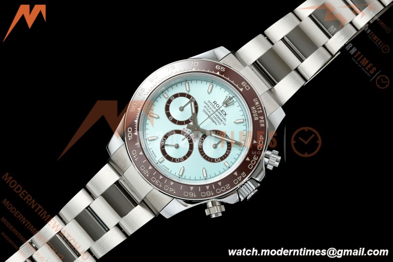 Rolex-Daytona 126506 40mm Gain Weight SS/SS Ice Blue/Stk QF V18 JH4131 Free Sprung
