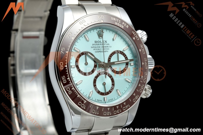 Rolex-Daytona 126506 40mm Gain Weight SS/SS Ice Blue/Stk QF V18 JH4131 Free Sprung