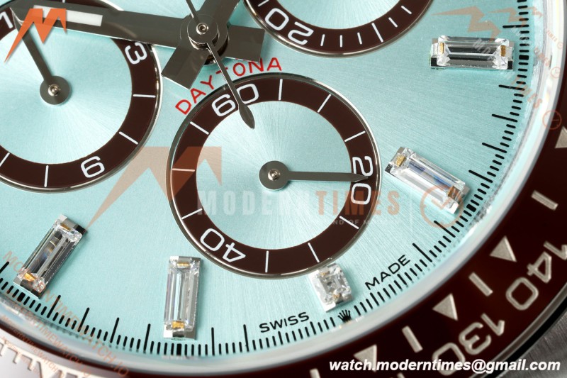 Rolex - Daytona 126506 40mm Gain Weight SS/SS Ice Blue/Dia QF V18 JH4131 Free Sprung