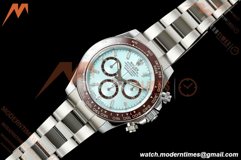Rolex - Daytona 126506 40mm Gain Weight SS/SS Ice Blue/Dia QF V18 JH4131 Free Sprung