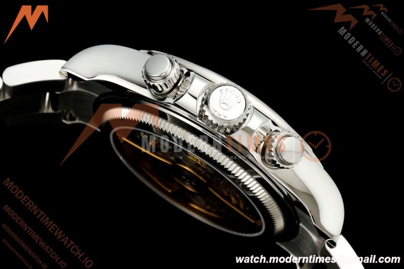 Rolex - Daytona 126502 40mm 904L SS/SS White Dial QF JH4131 Free Sprung