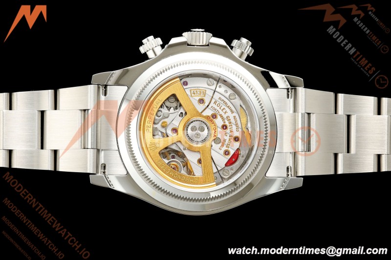 Rolex - Daytona 126502 40mm 904L SS/SS White Dial QF JH4131 Free Sprung