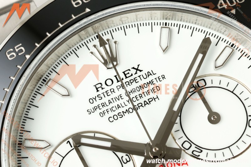 Rolex - Daytona 126502 40mm 904L SS/SS White Dial QF JH4131 Free Sprung