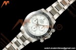 Rolex - Daytona 126502 40mm 904L SS/SS White Dial QF JH4131 Free Sprung
