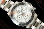 Rolex - Daytona 126502 40mm 904L SS/SS White Dial QF JH4131 Free Sprung