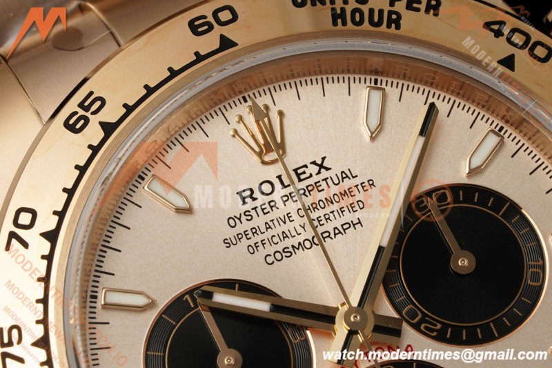 Rolex - Daytona 126505 40mm Gain Weight RG/RG Sundust/Blk/Stk VSF V3 DD4131