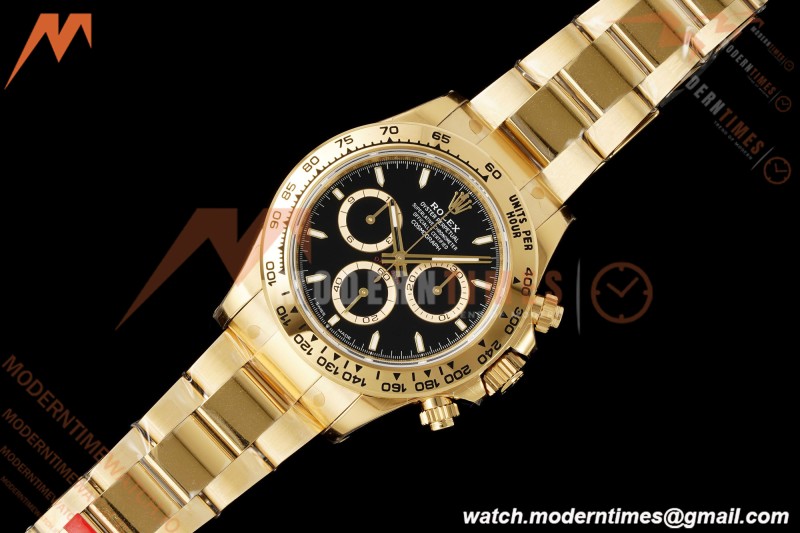 Rolex - Daytona 126508 40mm Gain Weight YG/YG Blk/Stk VSF V3 DD4131