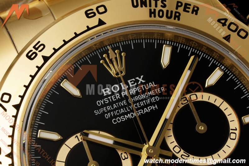 Rolex - Daytona 126508 40mm Gain Weight YG/YG Blk/Stk VSF V3 DD4131