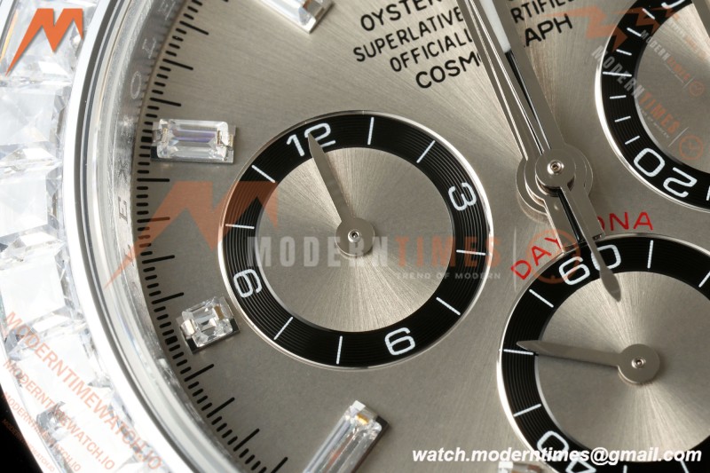 Rolex - Daytona 126539 40mm Gain Weight SS/RU Gry/Dia QF V13 JH4131 Free Sprung