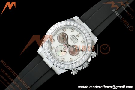 Rolex - Daytona 126589 40mm Gain Weight SS/RU MOP/Dia QF V13 JH4131 Free Sprung