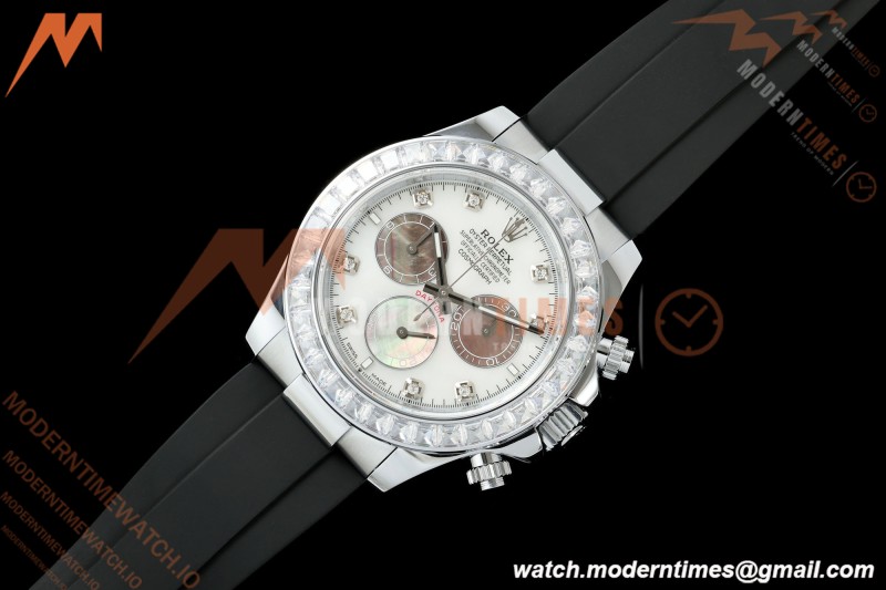 Rolex - Daytona 126589 40mm Gain Weight SS/RU MOP/Dia QF V13 JH4131 Free Sprung