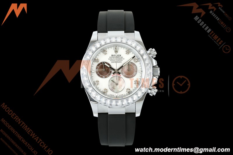 Rolex - Daytona 126589 40mm Gain Weight SS/RU MOP/Dia QF V13 JH4131 Free Sprung