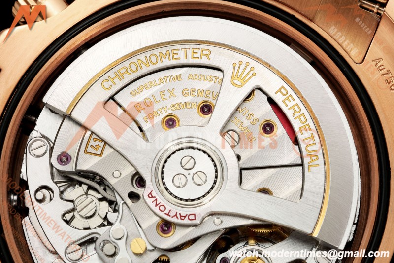 Rolex - Daytona 126595 40mm Gain Weight RG/RG RG/Dia QF V13 JH4131 Free Sprung