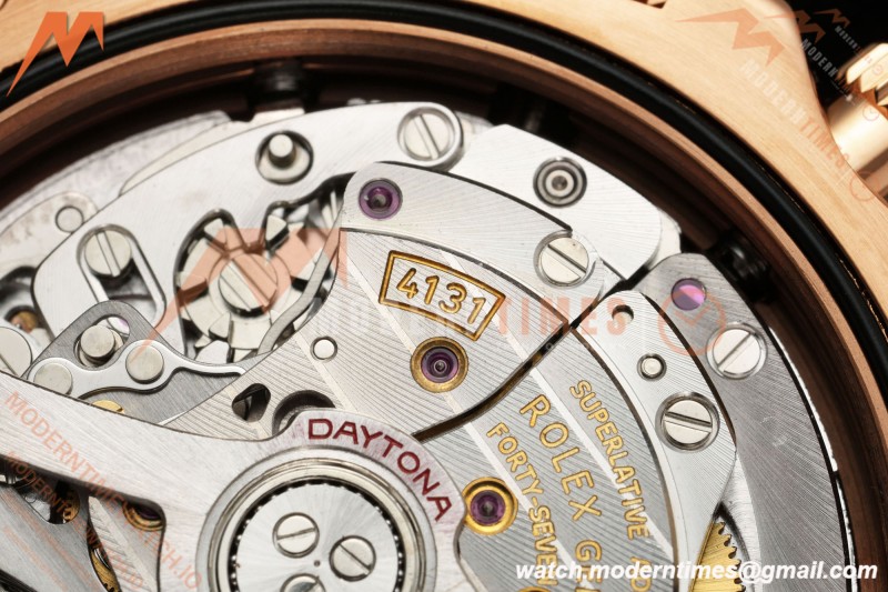 Rolex - Daytona 126595 40mm Gain Weight RG/RG RG/Dia QF V13 JH4131 Free Sprung