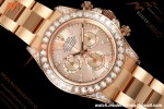 Rolex - Daytona 126595 40mm Gain Weight RG/RG RG/Dia QF V13 JH4131 Free Sprung