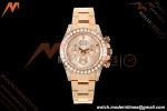 Rolex - Daytona 126595 40mm Gain Weight RG/RG RG/Dia QF V13 JH4131 Free Sprung