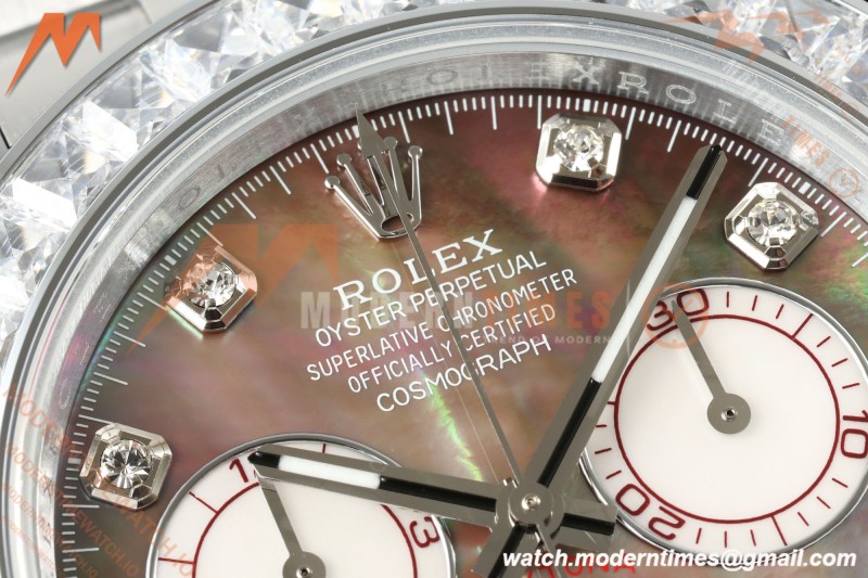 Rolex - Daytona 126579 40mm Gain Weight SS/SS MOP/Dia QF V13 JH4131 Free Sprung