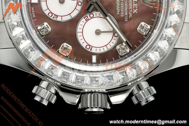 Rolex - Daytona 126579 40mm Gain Weight SS/SS MOP/Dia QF V13 JH4131 Free Sprung