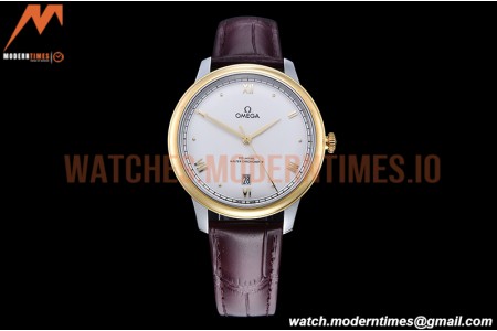 Omega - De Ville Prestige YG/SS/LE White MKF A8800