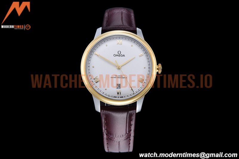 Omega - De Ville Prestige YG/SS/LE White MKF A8800