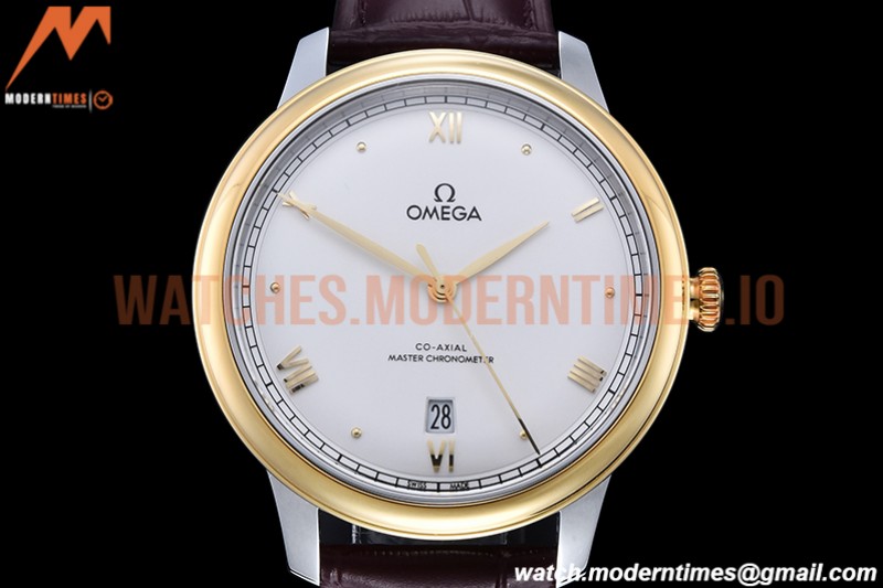 Omega - De Ville Prestige YG/SS/LE White MKF A8800
