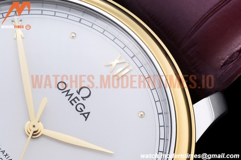 Omega - De Ville Prestige YG/SS/LE White MKF A8800