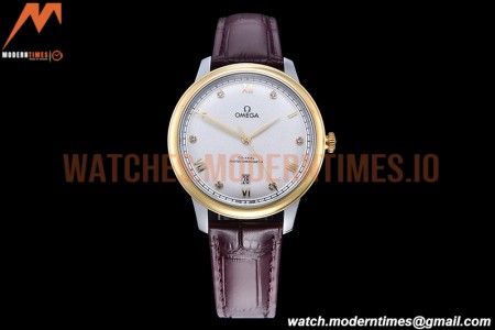Omega - De Ville Prestige YG/SS/LE Wht-G/Dia MKF A8800